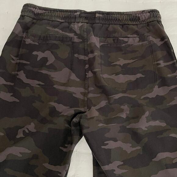Athleta Farallon Jogger Pants Women’s 6 Green Khaki Camo Stretch Drawstring - Picture 9 of 13